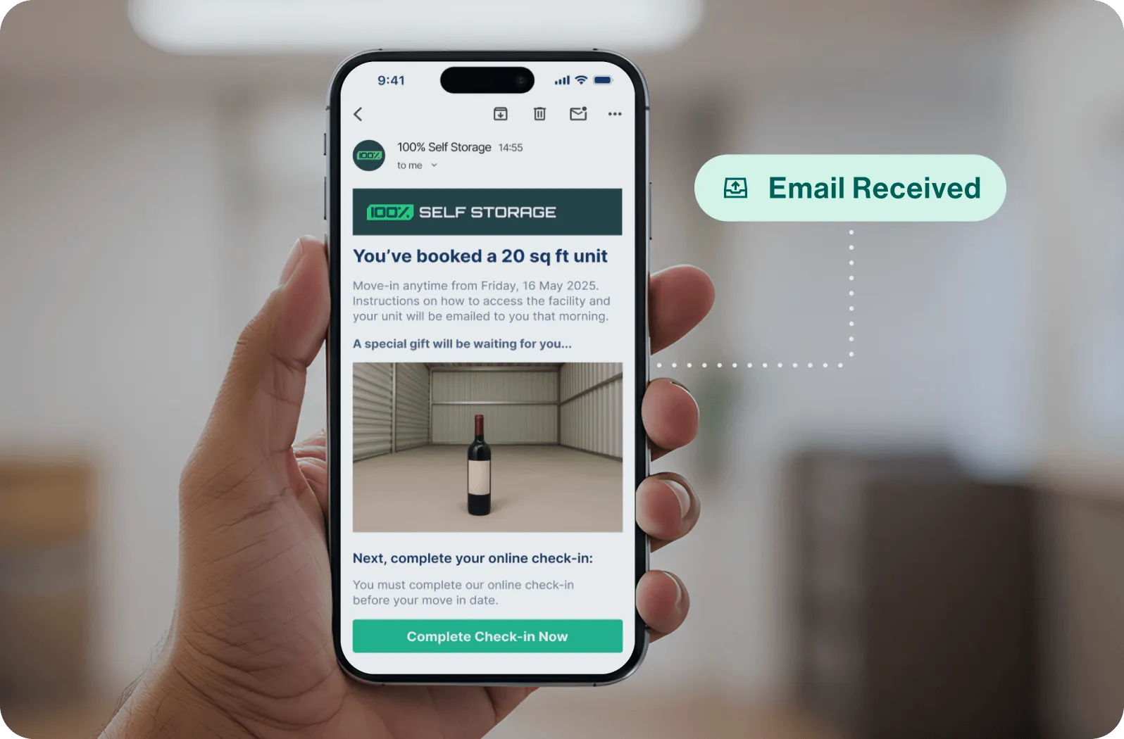Branded, automated emails