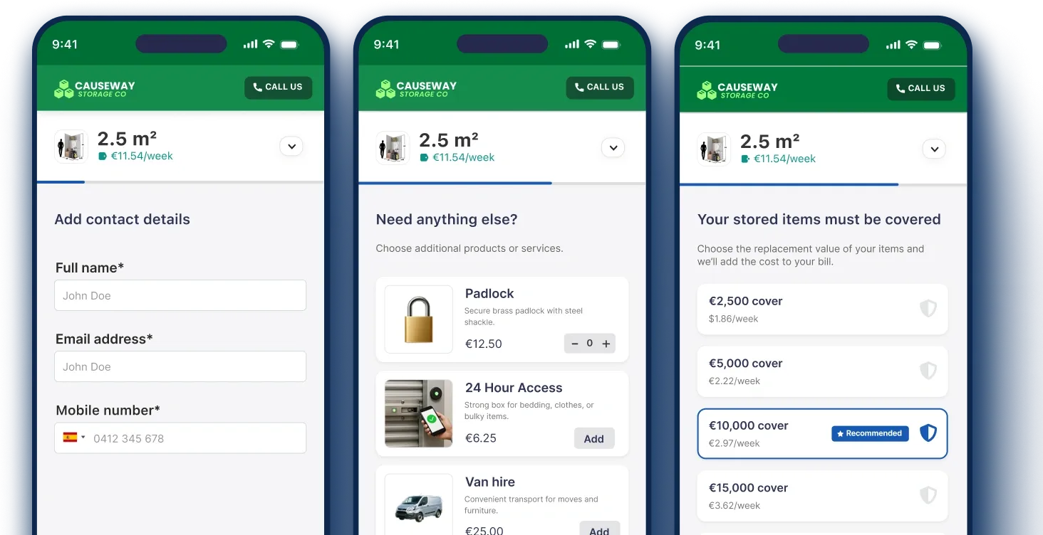 Crear flujos de reserva personalizados