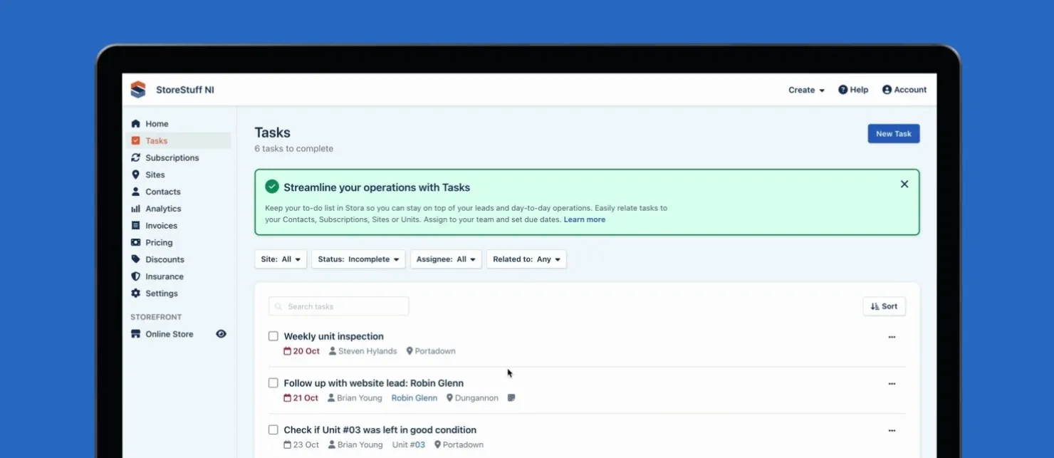 Streamline your operations with Tasks